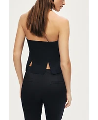 Nocturne Women's Halter Neck Structured Top