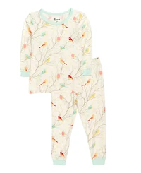 Leveret Toddler Matching Family Two-Piece Cooling Bamboo Viscose Long Sleeve Pajamas
