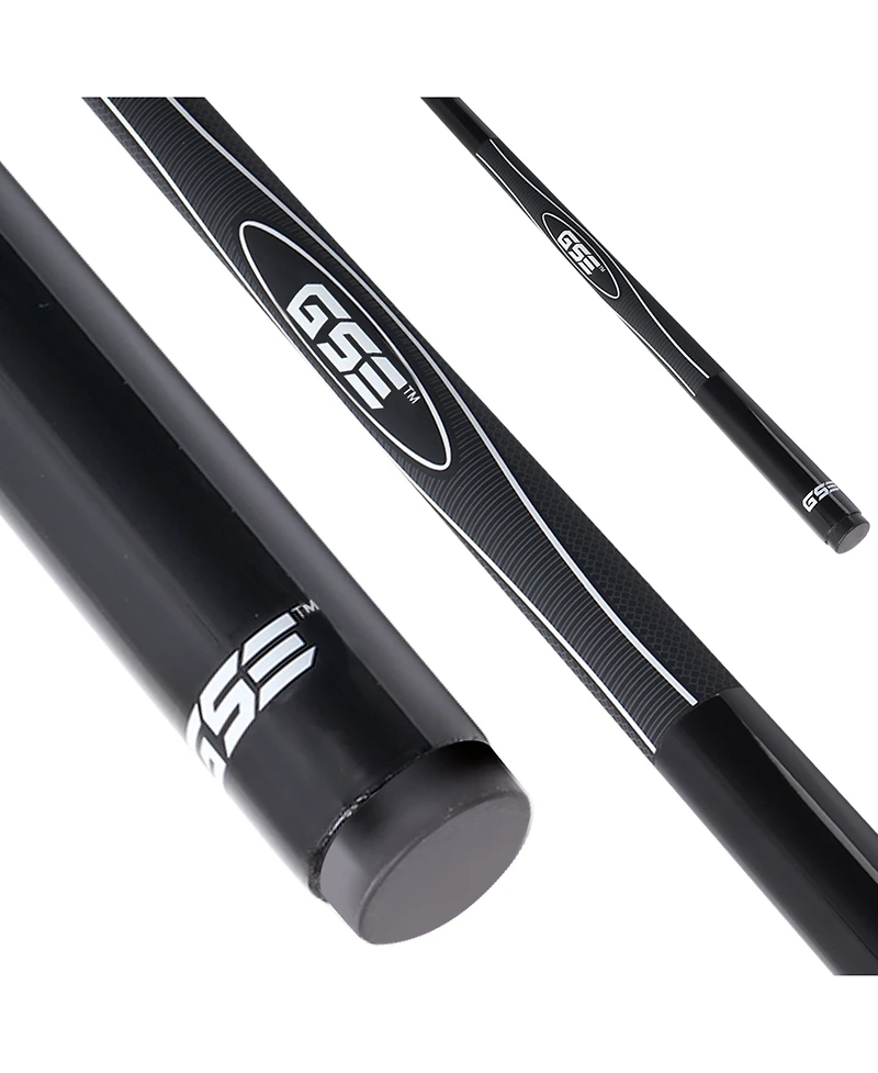 Gse Games & Sports Expert Piece Slick Fiberglass Graphite Composite Billiard Pool Cue Stick for Men/Women