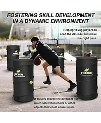 Hikeen Basketball Defender Dummy - Pop Up Safely Simulate Defender - Foldable Training Equipment
