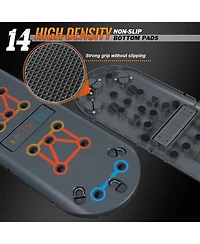 Hikeen Push Up Board - Portable Push Up Bar for Home and Travel, Multi-Functional Fitness Workout Equipment | Ideal Home Gym Equipment