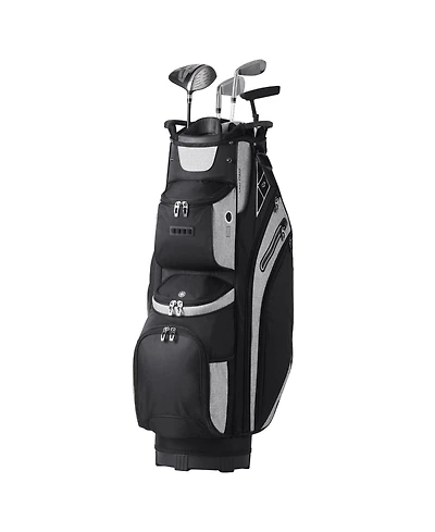 Mecale Golf Cart Bag with 14-Way Divider Top, 36" Premium Cart Bag with 13 Pockets, Handles, Dust Cover & Detachable Straps