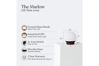 Wave Pendant Led Arc Standing Floor Lamp with Wicker Shade (81")