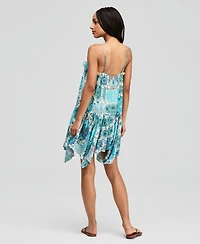And Now This Petite Square Neck Floral Mini Dress, Macy's Exclusive