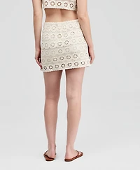 And Now This Women's Sequin Crochet Miniskirt, Macy's Exclusive