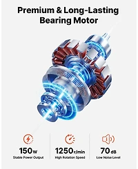Mecale Inch Industrial Wall Mount Fan Cfm High Velocity 3-Speed