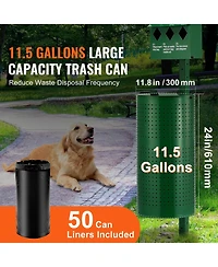 Cozito Dog Waste Station 11.5 Gal Hand Wash Dispenser Outdoor