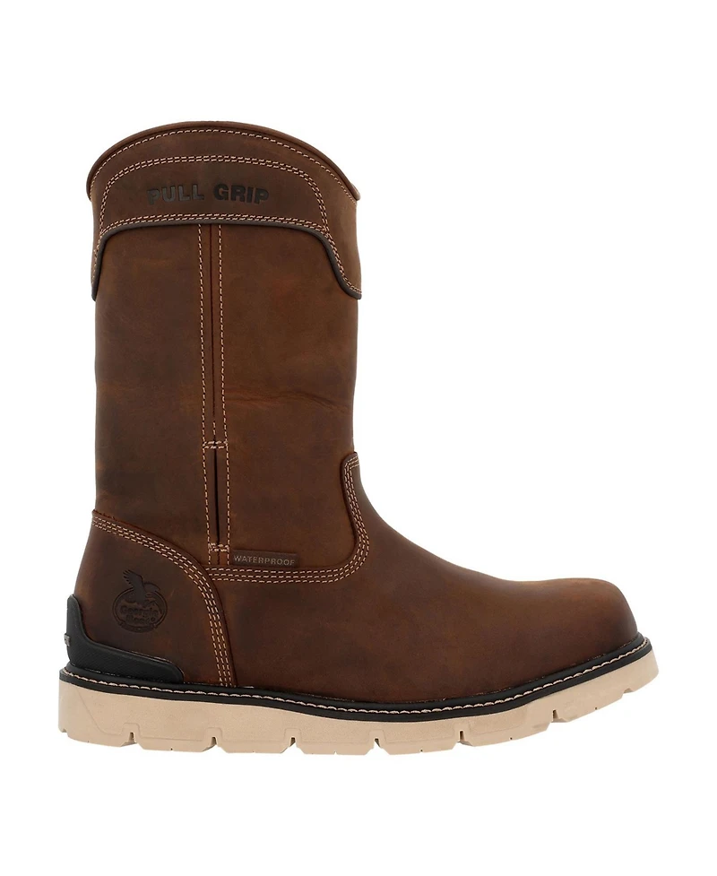 Georgia Boot Men's Carbon Flex Wedge 11" Pull On Waterproof Work