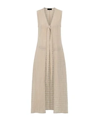 Ivonne Women's Long Light Weight Sleeveless Tunic