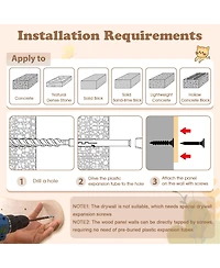 Cozito Cat Tower Wall-Mounted Shelves Furniture with Bed