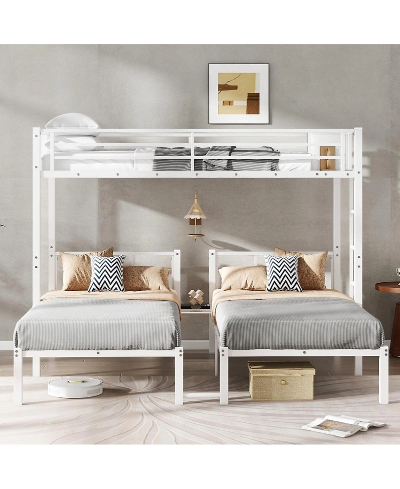 Streamdale Furniture Metal Triple Bunk Bed