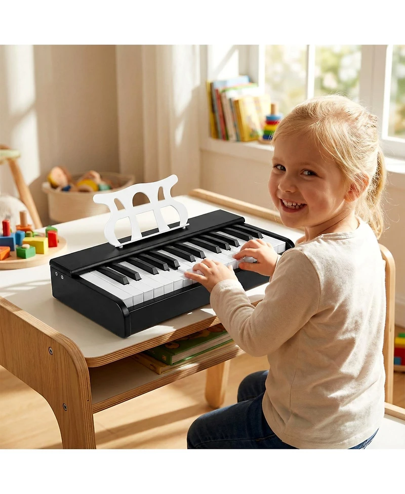 Slickblue 30 Key Kids Piano Keyboard with Music Stand Beginner