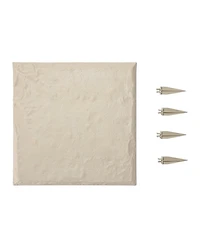 Sugift Garden Stepping Stones, 4Pcs 15.5" x 15.5", Decorative Plastic Pavers