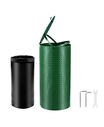 Cozito Dog Poop Trash Can 11.5 Gallon 50 Liner Bags Outdoor