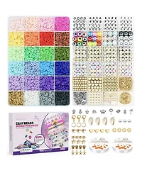 Gnuadz Clay Beads Bracelet Making Kit Letter Charms Friendship Crafts Gifts Ages 8-12