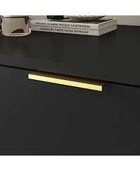 Rainsken 9 Drawer Dresser for Bedroom, 63" Large Deep Chest of Drawers, with Metal Handle, Bedroom Living Room