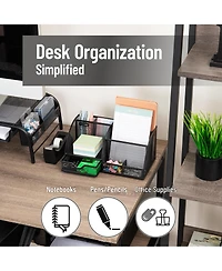 Gnuadz Desktop Organizer Metal Mesh Office File Storage Mail Holder