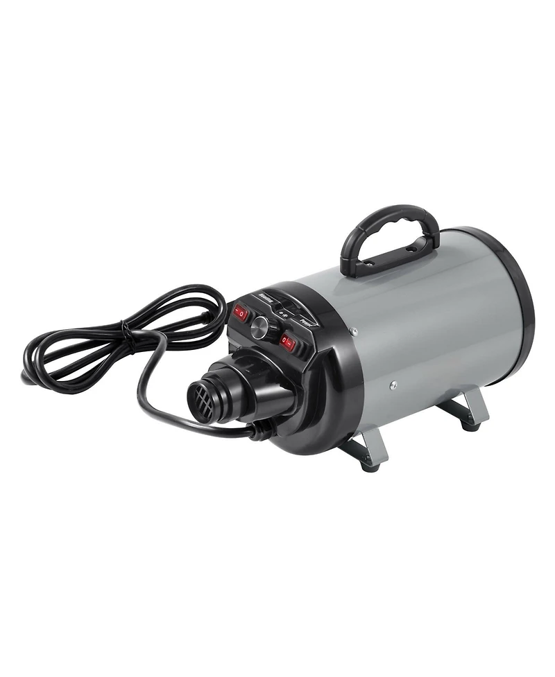 Cozito Dog Blow Dryer 2000W Pet Grooming 4 Nozzles 94 in Hose