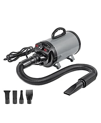 Cozito Dog Blow Dryer 2000W Pet Grooming 4 Nozzles 94 in Hose