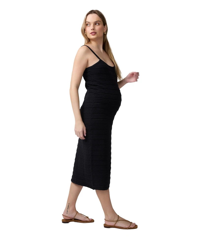 Ingrid + Isabel Maternity Ingrid + Isabel Textured Body Con Sweater Dress