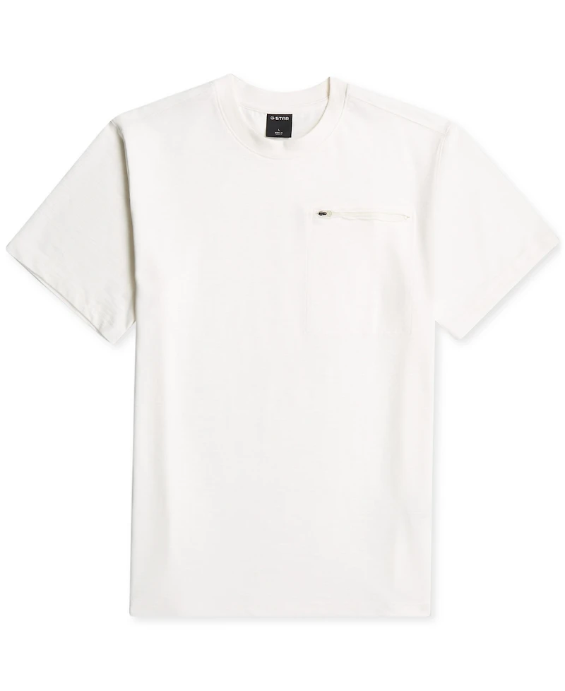 G-Star Raw Men's Crewneck Zip Pocket T-Shirt