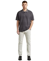 G-Star Raw Men's Washed Jacquard Relaxed-Fit Polo Shirt