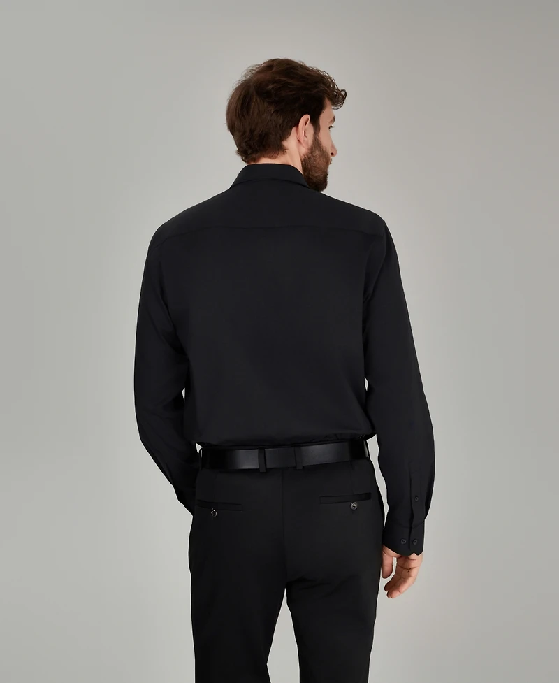 Alfani Men's Regular Fit Solid Dress Shirt, Macy's Exclusive