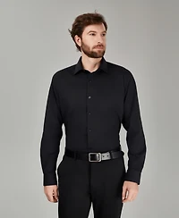Alfani Men's Regular Fit Solid Dress Shirt, Macy's Exclusive