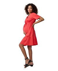 Ingrid + Isabel Maternity Waist Defined Shirt Dress