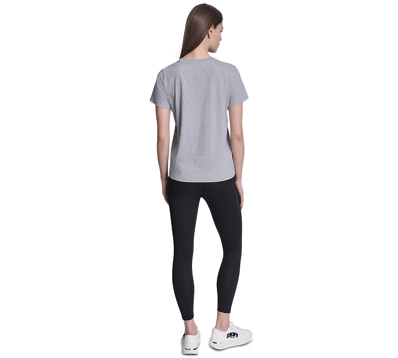 Dkny Sport Women's Collegiate Medallion Logo T-Shirt