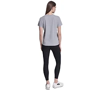 Dkny Sport Women's Collegiate Medallion Logo T-Shirt