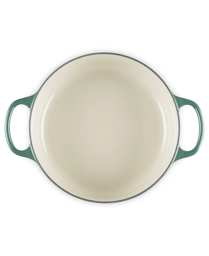 Le Creuset Enameled Cast Iron 3.5 Quart Signature Wide Round Oven
