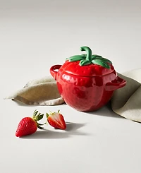 Le Creuset Stoneware 16 oz. Strawberry Mini Cocotte