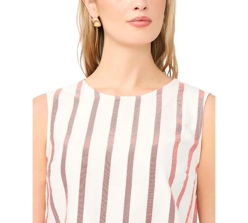 Vince Camuto Women's Sleeveless Crewneck Blouse