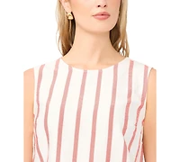 Vince Camuto Women's Sleeveless Crewneck Blouse