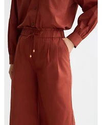 Scotch & Soda Women's and Cotton Voile Pull On Beach Pant