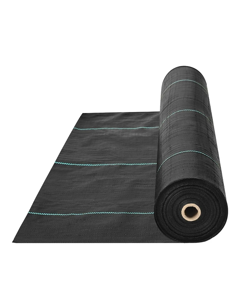 Sugift Premium Heavy Duty Weed Barrier, 4FTx300FT, Woven Geotextile for Landscaping