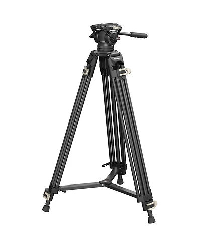 SmallRig Ad-01S 3-Section Heavy-Duty Aluminum Tripod with Fluid Head