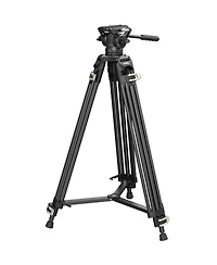 SmallRig Ad-01S 3-Section Heavy-Duty Aluminum Tripod with Fluid Head