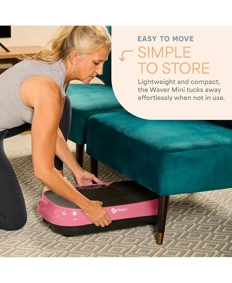Lifepro Waver Mini Vibration Plate Exercise Machine for Lymphatic Drainage