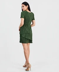 Connected Petite Jacquard Sheath Dress