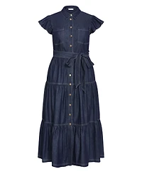 City Chic Women's Kelsie Denim Maxi Dress