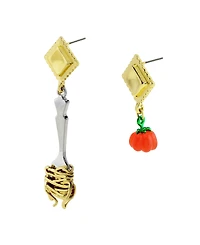 Betsey Johnson Red Girl Dinner Pasta Tomato Drop Earrings