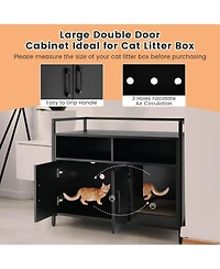 Cozito Hidden Cat Washroom Double Door Scratch Board