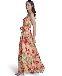 Eliza J Women's One-Shoulder Sleeveless Ball Gown