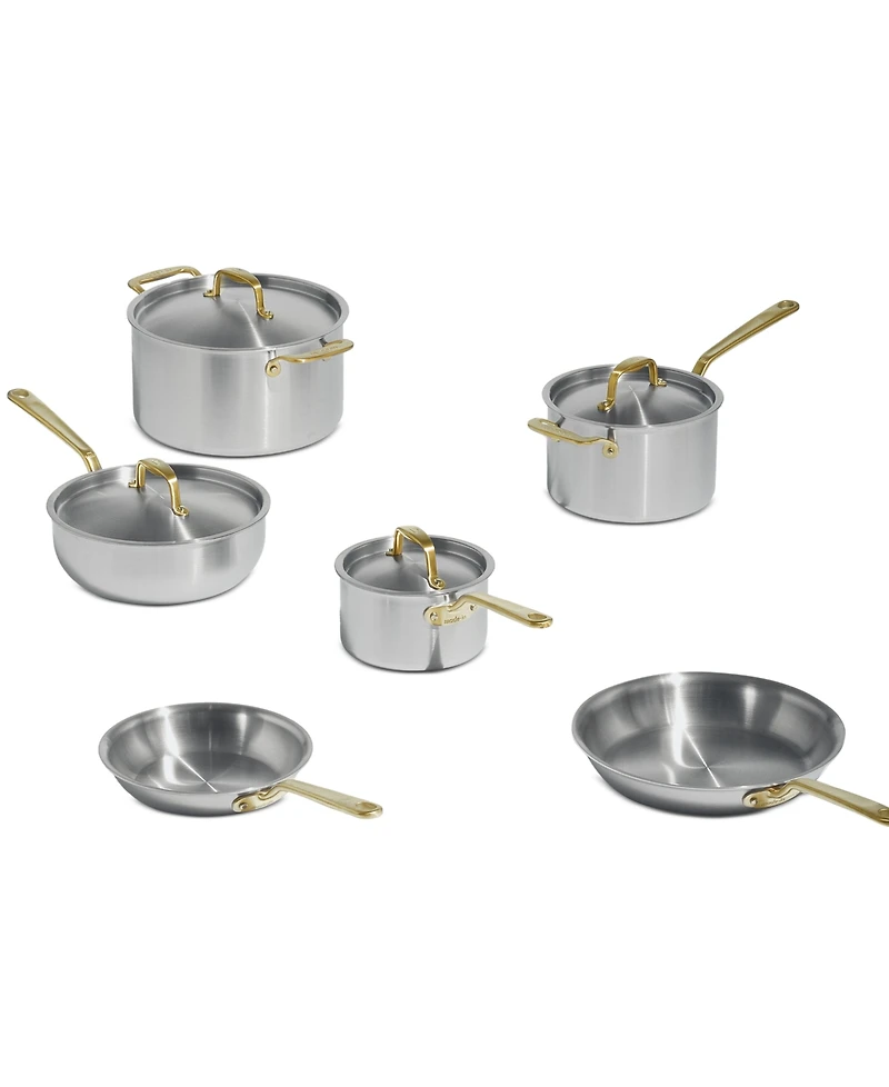 Made In Stainless Steel Clad 10-Piece Cookware Set
