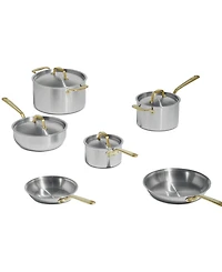 Made In Stainless Steel Clad 10-Piece Cookware Set