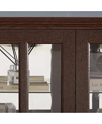 Streamdale Furniture Glass Door Curio Display Cabinet