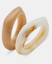 I.n.c. International Concepts 2-Pc. Set Textured Bangle Bracelets, Macy's Exclusive