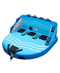 Mecale 3-Rider Towable Tube for Boating 510 lbs Dual Tow Points